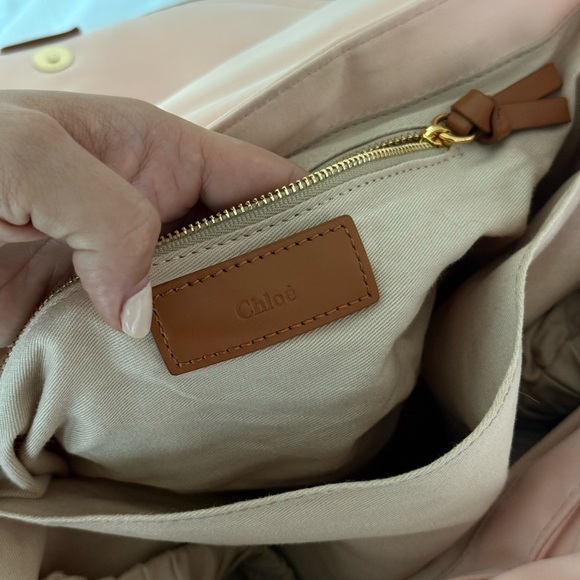 Chloé Satin Diaper Bag